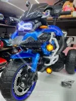 BMW R 1250 Mavi Akülü Motosiklet | Premium Seri 12V 12Ah Çift Motor, LED Işıklı - Görsel 18