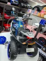 BMW R 1250 Mavi Akülü Motosiklet | Premium Seri 12V 12Ah Çift Motor, LED Işıklı - Görsel 20