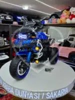 BMW R 1250 Mavi Akülü Motosiklet | Premium Seri 12V 12Ah Çift Motor, LED Işıklı - Görsel 7