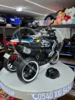 BMW R 1250 Akülü Motosiklet Premium Seri Siyah 12V 12Ah Çift Motorlu - Görsel 11