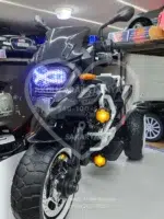 BMW R 1250 Akülü Motosiklet Premium Seri Siyah 12V 12Ah Çift Motorlu - Görsel 15