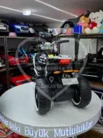 BMW R 1250 Akülü Motosiklet Premium Seri Siyah 12V 12Ah Çift Motorlu - Görsel 8