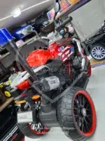 BMW R 1250 Çocuk Akülü Motosiklet Kırmızı, Premium Seri 12V 12Ah Çift Motorlu - Görsel 17