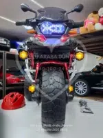 BMW R 1250 Çocuk Akülü Motosiklet Kırmızı, Premium Seri 12V 12Ah Çift Motorlu - Görsel 21