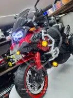 BMW R 1250 Çocuk Akülü Motosiklet Kırmızı, Premium Seri 12V 12Ah Çift Motorlu - Görsel 22