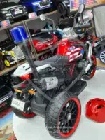 BMW R 1250 Çocuk Akülü Motosiklet Kırmızı, Premium Seri 12V 12Ah Çift Motorlu - Görsel 27