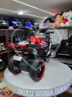 BMW R 1250 Çocuk Akülü Motosiklet Kırmızı, Premium Seri 12V 12Ah Çift Motorlu - Görsel 6