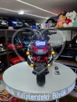 BMW R 1250 Çocuk Akülü Motosiklet Kırmızı, Premium Seri 12V 12Ah Çift Motorlu - Görsel 10