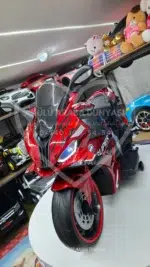 BMW S1000 RR Akülü Motosiklet 24 Volt Mega Boy, Eva Teker - Görsel 12