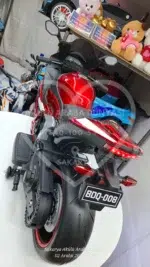 BMW S1000 RR Akülü Motosiklet 24 Volt Mega Boy, Eva Teker - Görsel 17