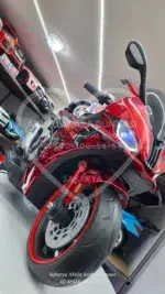 BMW S1000 RR Akülü Motosiklet 24 Volt Mega Boy, Eva Teker - Görsel 19