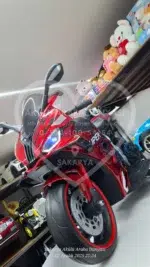 BMW S1000 RR Akülü Motosiklet 24 Volt Mega Boy, Eva Teker - Görsel 22