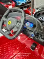 Ferrari LaFerrari Akülü Araba 12V Kumandalı LED Işık Deri Koltuk - Görsel 30