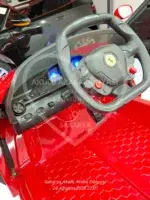 Ferrari LaFerrari Akülü Araba 12V Kumandalı LED Işık Deri Koltuk - Görsel 31