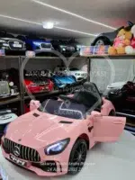 Mercedes Akülü Araba AMG GT 12 Volt Kumandalı Pembe - Görsel 14