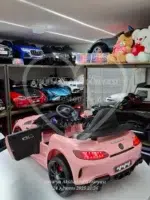Mercedes Akülü Araba AMG GT 12 Volt Kumandalı Pembe - Görsel 16