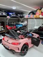Mercedes Akülü Araba AMG GT 12 Volt Kumandalı Pembe - Görsel 19