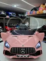 Mercedes Akülü Araba AMG GT 12 Volt Kumandalı Pembe - Görsel 23