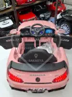 Mercedes Akülü Araba AMG GT 12 Volt Kumandalı Pembe - Görsel 25