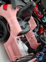 Mercedes Akülü Araba AMG GT 12 Volt Kumandalı Pembe - Görsel 27