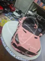 Mercedes Akülü Araba AMG GT 12 Volt Kumandalı Pembe - Görsel 4