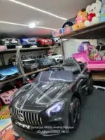 Mercedes AMG Akülü Araba 12 Volt Siyah | Eva Teker Premium Seri - Görsel 11