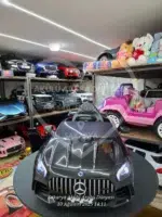 Mercedes AMG Akülü Araba 12 Volt Siyah | Eva Teker Premium Seri - Görsel 3