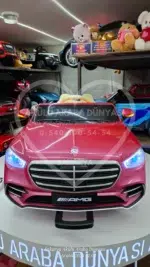 Mercedes Akülü Araba S Class S600 4x4 | Premium Pembe, Uzaktan Kumandalı