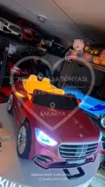 Mercedes Akülü Araba S Class S600 4x4 | Premium Pembe, Uzaktan Kumandalı - Görsel 28