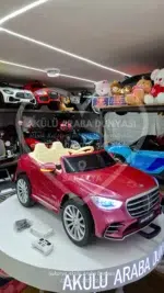 Mercedes Akülü Araba S Class S600 4x4 | Premium Pembe, Uzaktan Kumandalı - Görsel 8