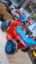 Pilsan Vız Vız Akülü Çocuk ATV – 6V Işıklı ve Stabil Tekerlekli (İKİNCİEL) - Görsel 3