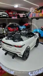 Range Rover Akülü Araba 4×4 Eva Teker Premium Seri Beyaz - Görsel 14