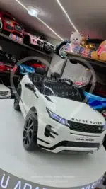 Range Rover Akülü Araba 4×4 Eva Teker Premium Seri Beyaz - Görsel 16