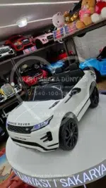 Range Rover Akülü Araba 4×4 Eva Teker Premium Seri Beyaz - Görsel 18