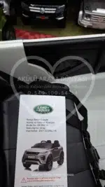 Range Rover Akülü Araba 4×4 Eva Teker Premium Seri Beyaz - Görsel 25