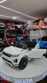 Range Rover Akülü Araba 4×4 Eva Teker Premium Seri Beyaz - Görsel 8