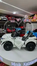 Range Rover Akülü Araba 4×4 Eva Teker Premium Seri Beyaz - Görsel 9