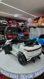 Range Rover Akülü Araba 4×4 Eva Teker Premium Seri Beyaz - Görsel 10