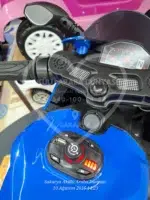 Akülü Yarış Motoru 12V Mavi – Elden Gaz Kontrollü, Çift Motorlu - Görsel 20