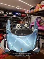 Lamborghini Sian 24V Ebeveyn Koltuklu Drift Akülü Araba - MP4 Dokunmatik Tabletli