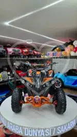49 CC Benzinli Turuncu Çocuk ATV - Profesyonel Arazi Tipi Cross Motor