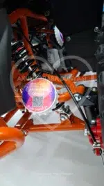 49 CC Benzinli Turuncu Çocuk ATV - Profesyonel Arazi Tipi Cross Motor - Görsel 13