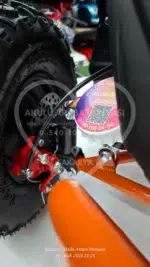 49 CC Benzinli Turuncu Çocuk ATV - Profesyonel Arazi Tipi Cross Motor - Görsel 15