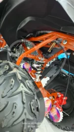 49 CC Benzinli Turuncu Çocuk ATV - Profesyonel Arazi Tipi Cross Motor - Görsel 19