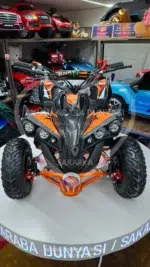 49 CC Benzinli Turuncu Çocuk ATV - Profesyonel Arazi Tipi Cross Motor - Görsel 3