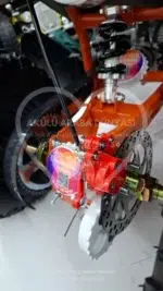 49 CC Benzinli Turuncu Çocuk ATV - Profesyonel Arazi Tipi Cross Motor - Görsel 23