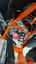 49 CC Benzinli Turuncu Çocuk ATV - Profesyonel Arazi Tipi Cross Motor - Görsel 24