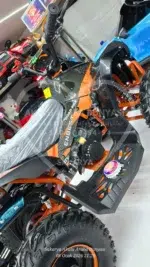 49 CC Benzinli Turuncu Çocuk ATV - Profesyonel Arazi Tipi Cross Motor - Görsel 25