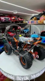 49 CC Benzinli Turuncu Çocuk ATV - Profesyonel Arazi Tipi Cross Motor - Görsel 6
