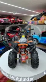 49 CC Benzinli Turuncu Çocuk ATV - Profesyonel Arazi Tipi Cross Motor - Görsel 7